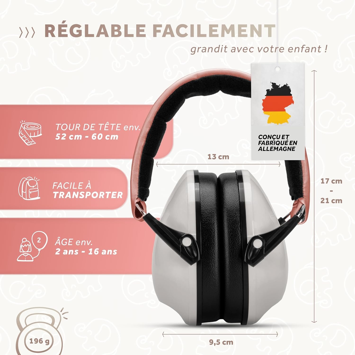 Casque Anti Bruit Enfant Électronique 4