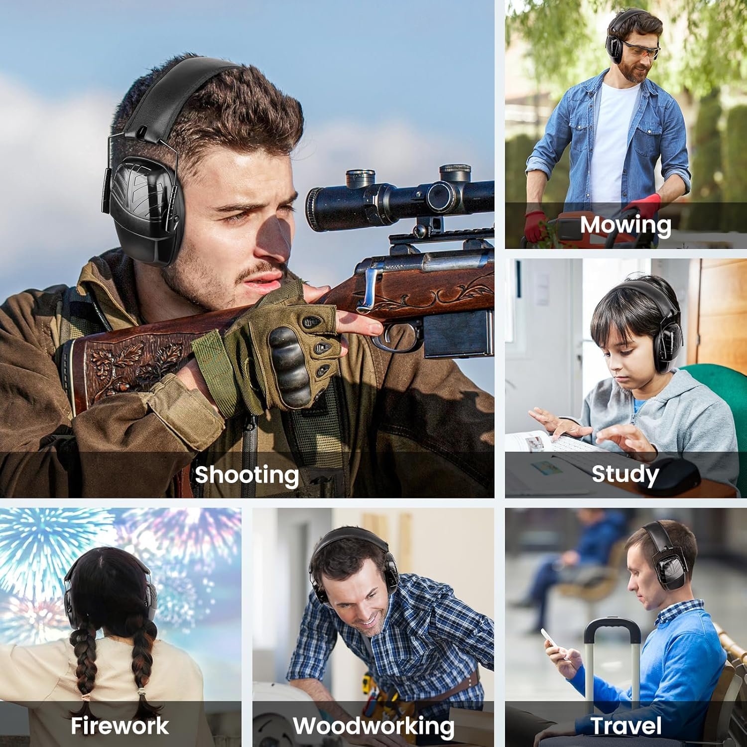 Casque Anti Bruit Enfant et Adulte 7