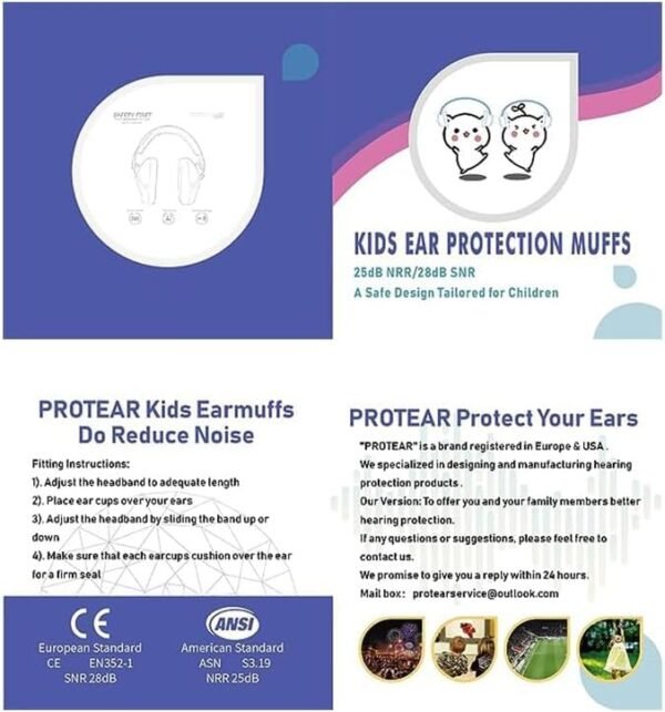 Casque Anti Bruit Enfants Batterie 8