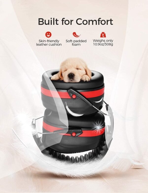 Casque Anti Bruit pour Enfant Kidz Rouge 26 Db 4